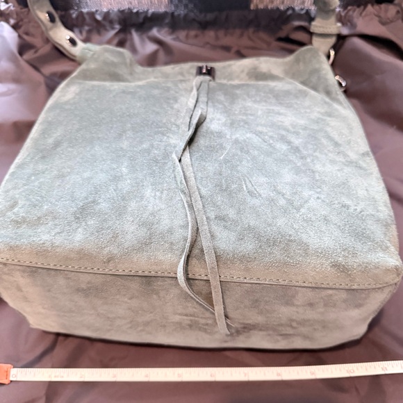 NWT!! Rebecca Minkoff Darren Shoulder Bag in Deep Jade/Gunmetal - Picture 8 of 11